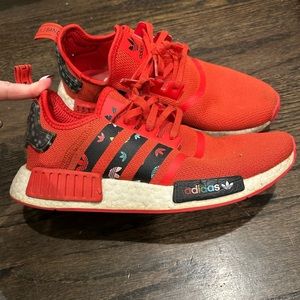Adidas Unisex Kids NMD_R1 Sneaker Red/Logo/Black FV7287 Size 7M
